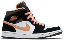 Wmns Air Jordan 1 Mid SE Peach Mocha DH0210-100