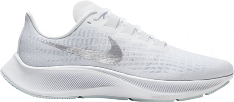 Wmns Air Zoom Pegasus 37 White Metallic Silver BQ9646-101 Wmns Air Zoom Pegasus 37 White Metallic Silver BQ9646-101