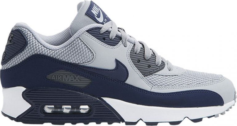 Air Max 90 Essential Grey Binary Blue 537384-064 Air Max 90 Essential Grey Binary Blue 537384-064