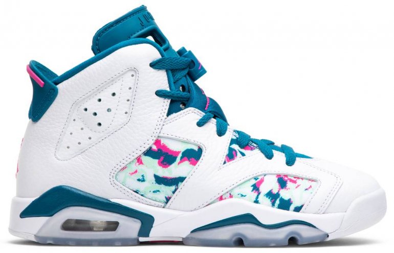 Air Jordan 6 Retro GS Green Abyss 543390-153 Air Jordan 6 Retro GS Green Abyss 543390-153