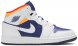 Air Jordan 1 Mid GS White Deep Royal Blue 554725-131