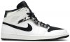 Air Jordan 1 Mid White Silver 554724-121