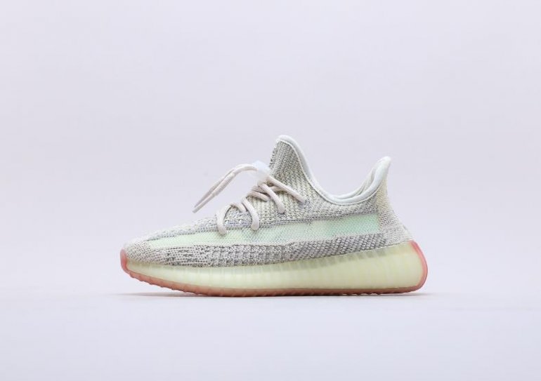 Kids Adidas Yeezy 350 V2 Gray/Green Kids Adidas Yeezy 350 V2 Gray/Green