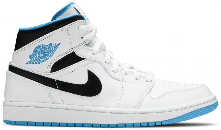 Air Jordan 1 Mid Laser Blue 554724-141 Air Jordan 1 Mid Laser Blue 554724-141