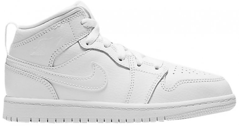 Air Jordan 1 Mid PS Triple White 640734-126 Air Jordan 1 Mid PS Triple White 640734-126
