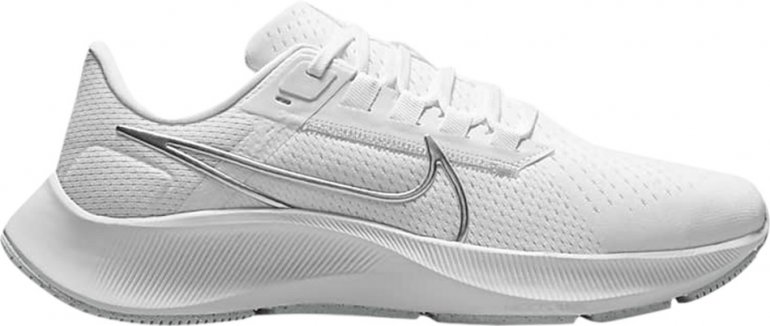 Wmns Air Zoom Pegasus 38 White Metallic Silver CW7358-100 Wmns Air Zoom Pegasus 38 White Metallic Silver CW7358-100