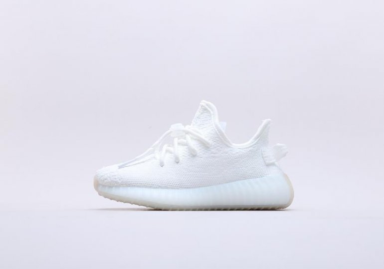 Kids Adidas Yeezy 350 V2 White Kids Adidas Yeezy 350 V2 White