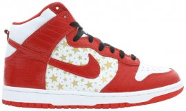 Supreme x Dunk High Pro SB Red 307385-161