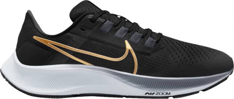 Wmns Air Zoom Pegasus 38 Black Metallic Gold Coin CW7358-004 Wmns Air Zoom Pegasus 38 Black Metallic Gold Coin CW7358-004