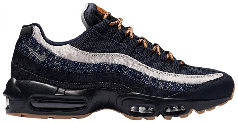 Air Max 95 Premium Denim Dark Obsidian Gum 538416-400 Air Max 95 Premium Denim Dark Obsidian Gum 538416-400