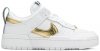 Wmns Dunk Low Disrupt White Metallic Gold DD9676-100