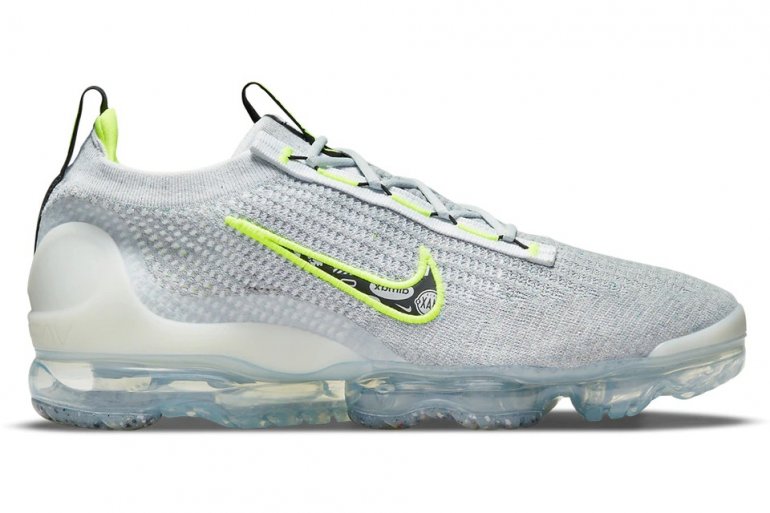 Air Vapormax 2021 Flyknit Logo Pack-Wolf Grey Volt DB1550-005 Air Vapormax 2021 Flyknit Logo Pack-Wolf Grey Volt DB1550-005