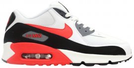 Air Max 90 Essential White Black Red 537384-112
