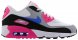 Air Max 90 Leather White Photo Blue Pink 833376-107