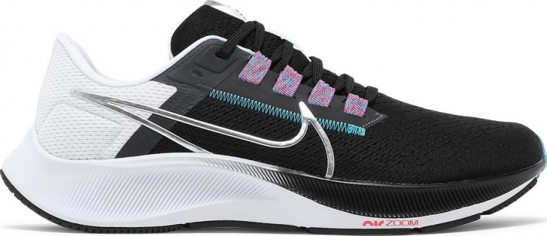Air Zoom Pegasus 38 Black Metallic Silver CW7356-003 Air Zoom Pegasus 38 Black Metallic Silver CW7356-003