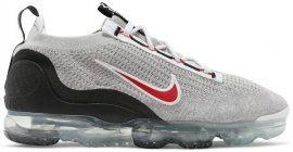 Air Vapormax 2021 Flyknit Light Bone University Red DH4085-003