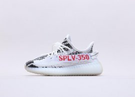 Kids Adidas Yeezy 350 V2 White/Black