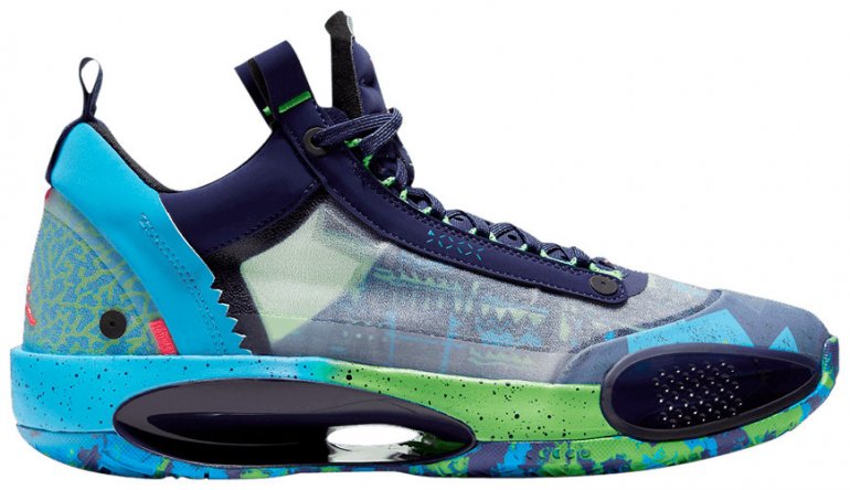 Air Jordan 34 Low EYBL CZ7747-500 Air Jordan 34 Low EYBL CZ7747-500