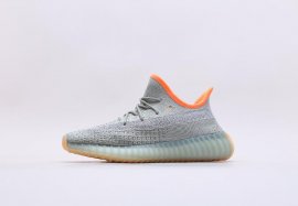 Kids Adidas Yeezy 350 V2 Grey/Orange