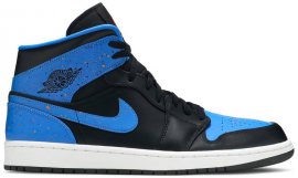 Air Jordan 1 Mid Royal Splatter 554724-048