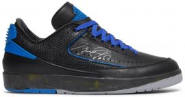 Off-White x Air Jordan 2 Retro Low SP Black Royal DJ4375-004