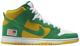 Dunk High Pro SB Oakland Athletics 305050-337