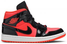 Wmns Air Jordan 1 Mid Hot Punch BQ6472-600