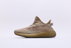 Kids Adidas Yeezy 350 V2 Brown/Green