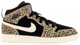 Air Jordan 1 Mid SE PS Cheetah BQ6932-021