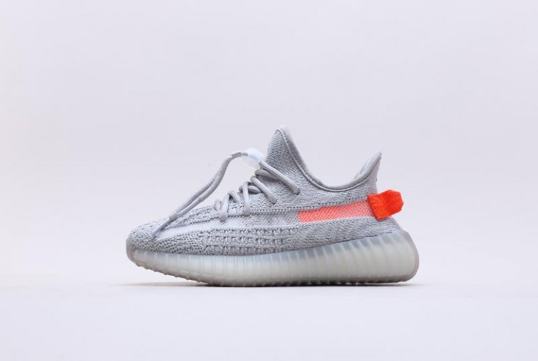 Kids Adidas Yeezy 350 V2 Gray/Orange Kids Adidas Yeezy 350 V2 Gray/Orange