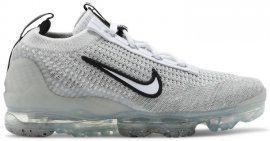 Air VaporMax 2021 Flyknit GS White Metallic Silver DB1550-100