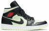 Wmns Air Jordan 1 Mid SE Black Barely Volt CV5276-003