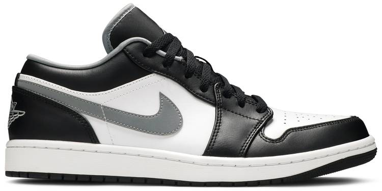 Air Jordan 1 Low Black Medium Grey 553558-040 Air Jordan 1 Low Black Medium Grey 553558-040