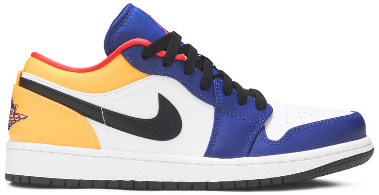 Air Jordan 1 Low White Deep Royal Blue 553558-123 Air Jordan 1 Low White Deep Royal Blue 553558-123