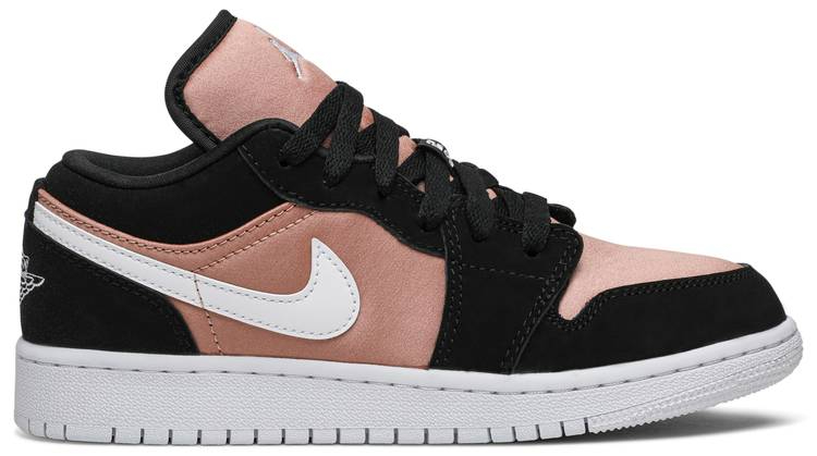 Air Jordan 1 Low GS White Rose Gold 554723-090 Air Jordan 1 Low GS White Rose Gold 554723-090