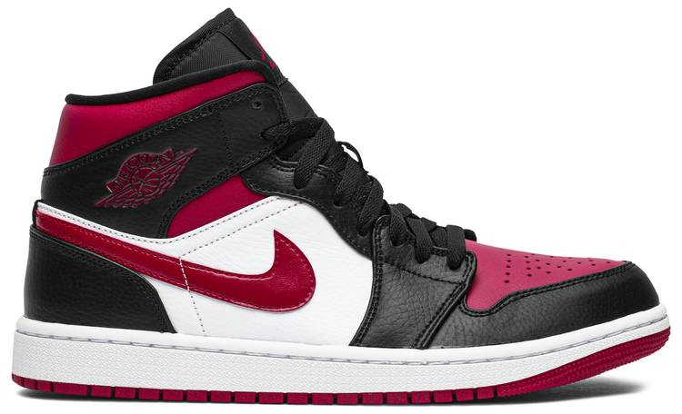 Air Jordan 1 Mid Noble Red 554724-066 Air Jordan 1 Mid Noble Red 554724-066