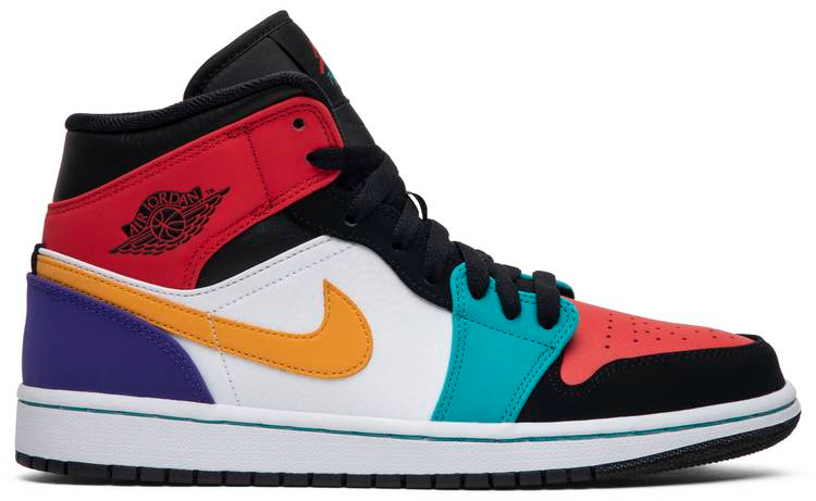 Air Jordan 1 Mid Multi-Color 554724-125 Air Jordan 1 Mid Multi-Color 554724-125