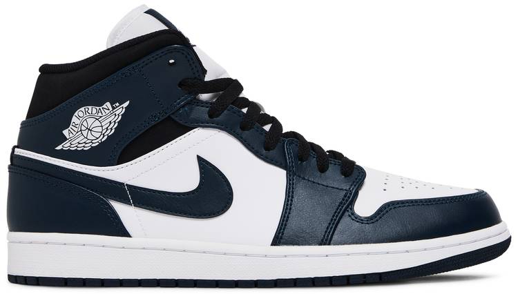 Air Jordan 1 Mid Armory Navy 554724-411 Air Jordan 1 Mid Armory Navy 554724-411