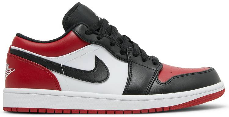 Air Jordan 1 Low Bred Toe 5553558-612 Air Jordan 1 Low Bred Toe 5553558-612