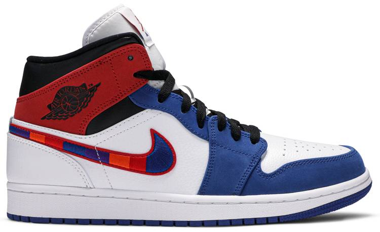 Air Jordan 1 Mid Multicolored Swoosh 852542-146 Air Jordan 1 Mid Multicolored Swoosh 852542-146