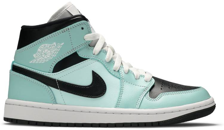 Wmns Air Jordan 1 Mid Aqua Black BQ6472-300 Wmns Air Jordan 1 Mid Aqua Black BQ6472-300