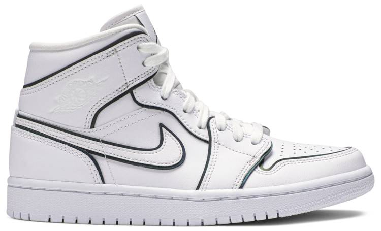 Wmns Air Jordan 1 Mid SE Iridescent Trim CK6587-100 Wmns Air Jordan 1 Mid SE Iridescent Trim CK6587-100