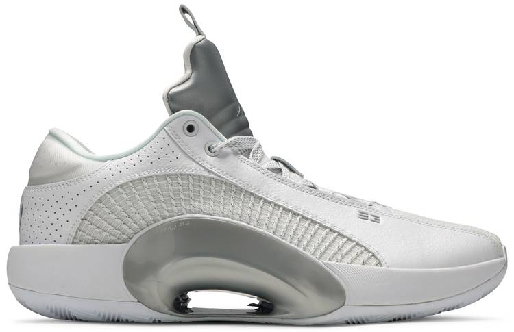 Air Jordan 35 Low PF White Metallic Silver CW2459-100 Air Jordan 35 Low PF White Metallic Silver CW2459-100