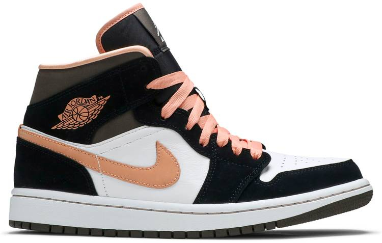 Wmns Air Jordan 1 Mid SE Peach Mocha DH0210-100 Wmns Air Jordan 1 Mid SE Peach Mocha DH0210-100