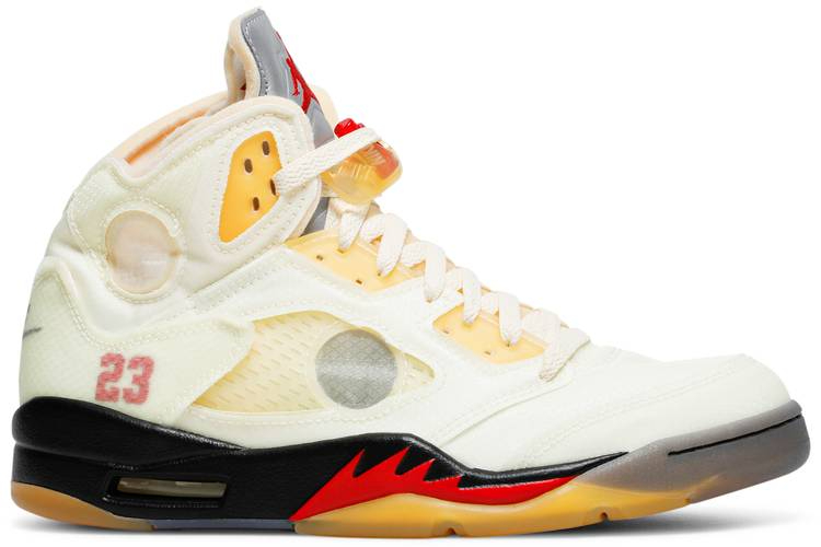 Off-White x Air Jordan 5 Retro SP Sail DH8565-100 Off-White x Air Jordan 5 Retro SP Sail DH8565-100
