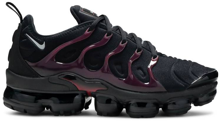 Air VaporMax Plus Black Noble Red 924453-021 Air VaporMax Plus Black Noble Red 924453-021
