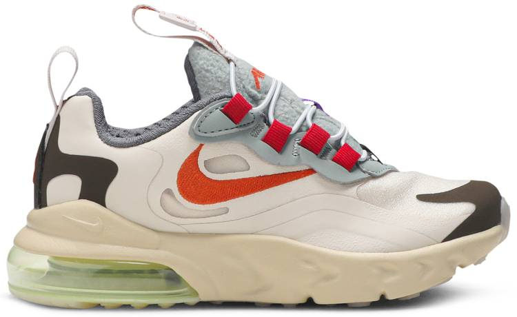 Travis Scott x Air Max 270 React ENG PS Cactus Trails Kids CV2414 200 Travis Scott x Air Max 270 React ENG PS Cactus Trails Kids CV2414 200