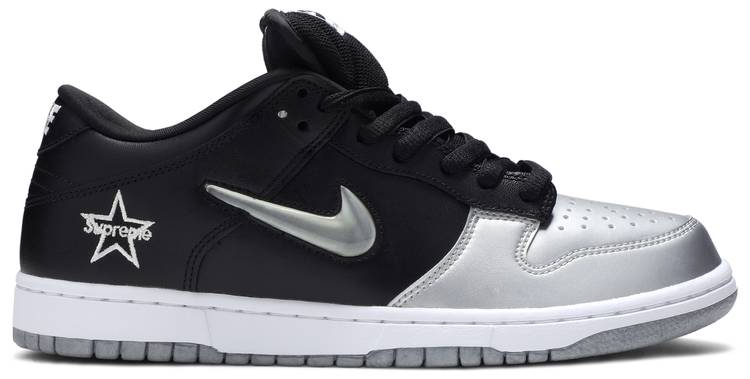 Supreme x Dunk SB Low QS Metallic Silver CK3480-001 Supreme x Dunk SB Low QS Metallic Silver CK3480-001