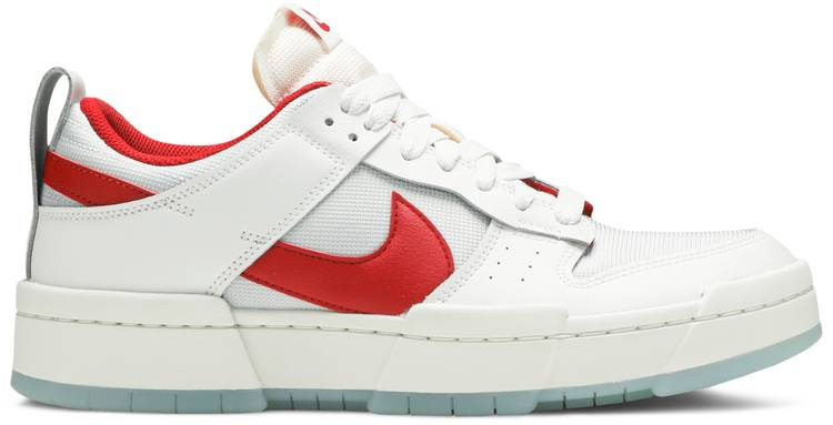 Dunk Low Disrupt White Gym Red CK6654-101 Dunk Low Disrupt White Gym Red CK6654-101