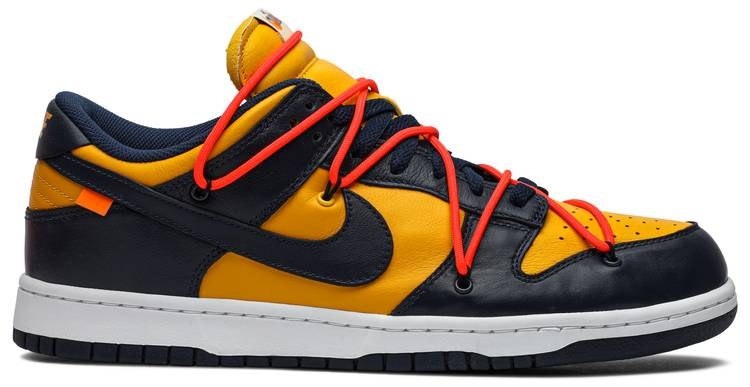 Off-White x Dunk Low University Gold CT0856-700 Off-White x Dunk Low University Gold CT0856-700